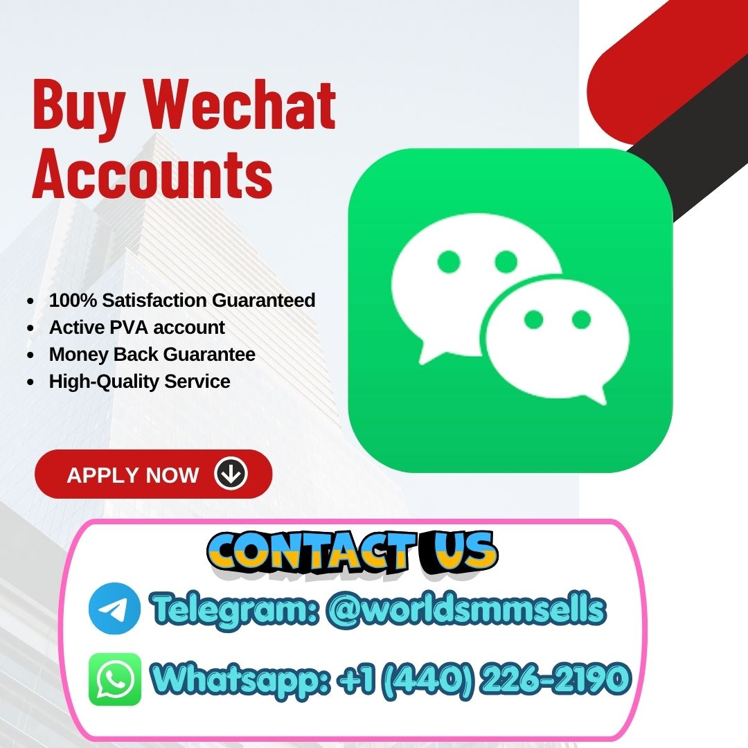 Buy Wechat Accounts